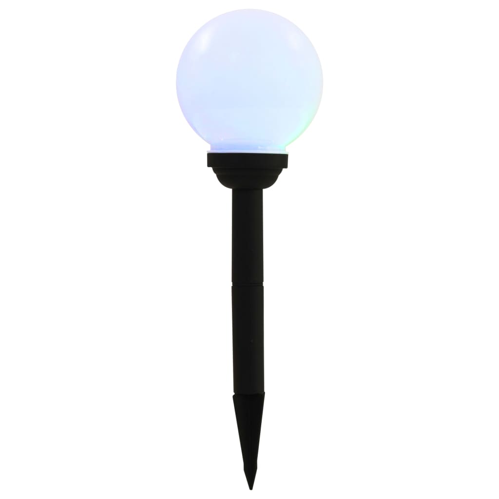 vidaXL Außen-Solarlampen 8 Stk. LED Kugel 15 cm RGB