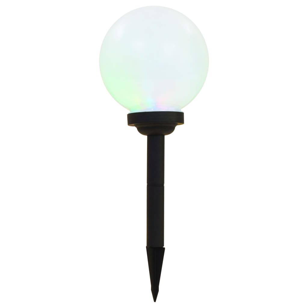 vidaXL Außen-Solarlampen 6 Stk. LED Kugel 20 cm RGB