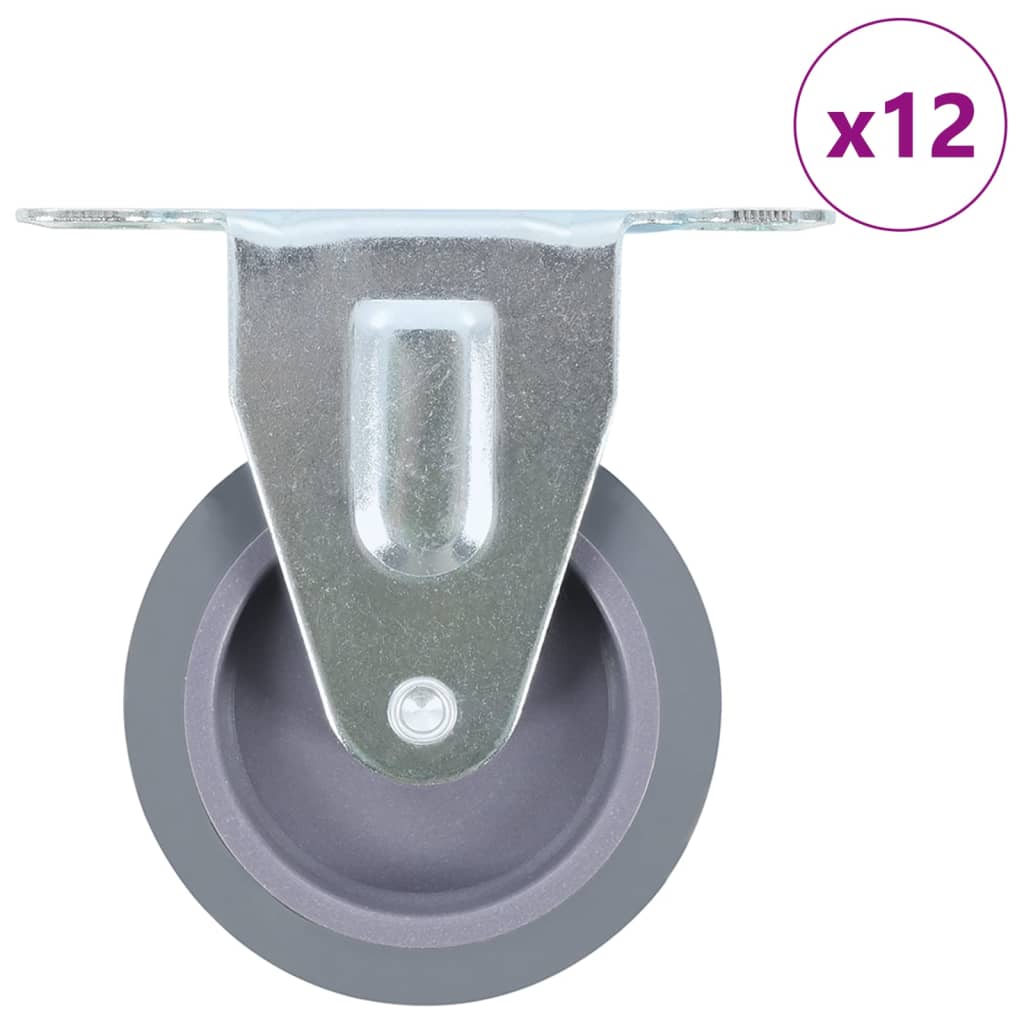 vidaXL Bockrollen 4 Stk. 75 mm