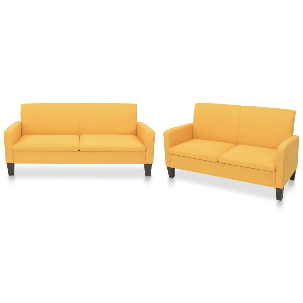 vidaXL 2-Sitzersofa 135 x 65 x76 cm Hellgrau