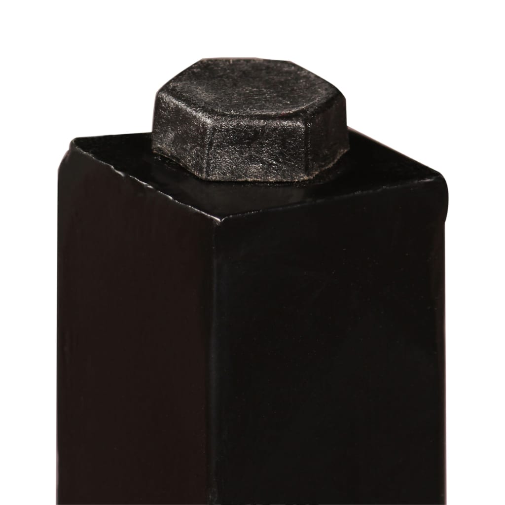 vidaXL 5-tlg. Bar-Set Massivholz und Echtleder