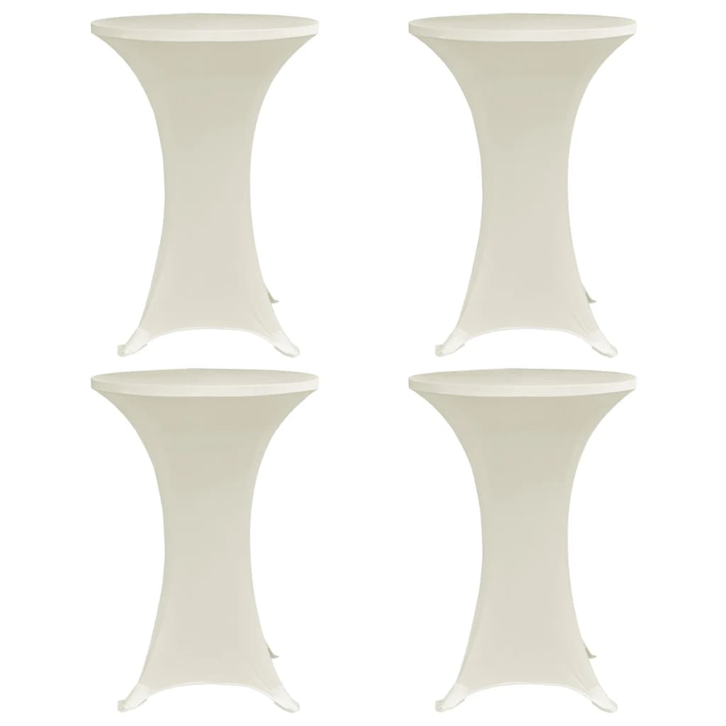 vidaXL Tischhusse Stretchhusse 2 Stk 60 cm Anthrazit