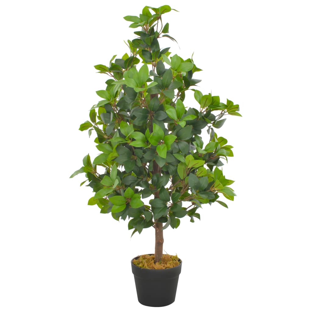 vidaXL Künstliche Pflanze Lorbeerbaum mit Topf Grün 40 cm