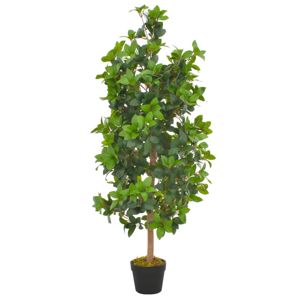 vidaXL Künstliche Pflanze Lorbeerbaum mit Topf Grün 40 cm