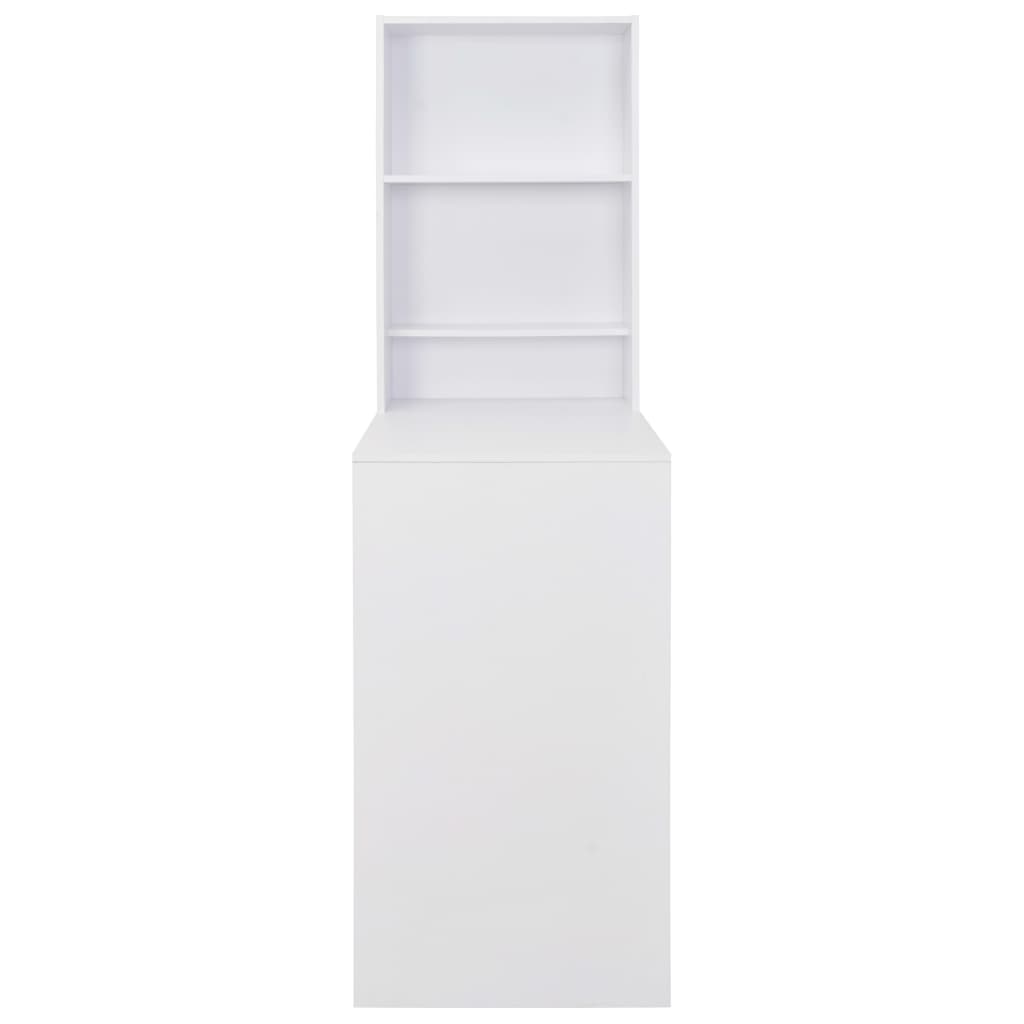 vidaXL Bartisch mit Schrank Weiß 115x59x200 cm