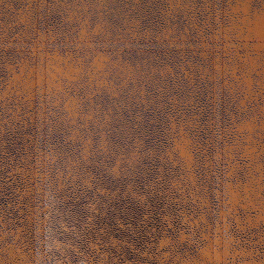 vidaXL Massage Chaiselongue mit Kissen Braun Wildleder-Optik