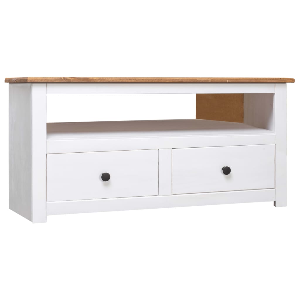 vidaXL TV-Eckschrank 93 x 49 x 49 cm Massivholz Panama-Kiefer