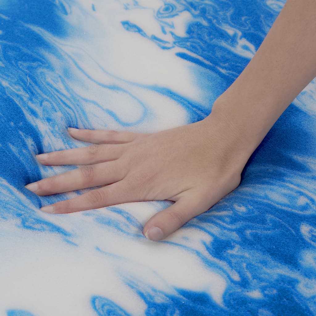 vidaXL Matratzenauflage 80 x 200 cm Gelschaum 7 cm