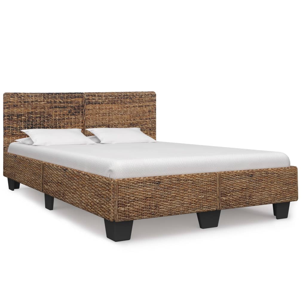 vidaXL Bettrahmen Rattan Handgeflochten 140x200 cm