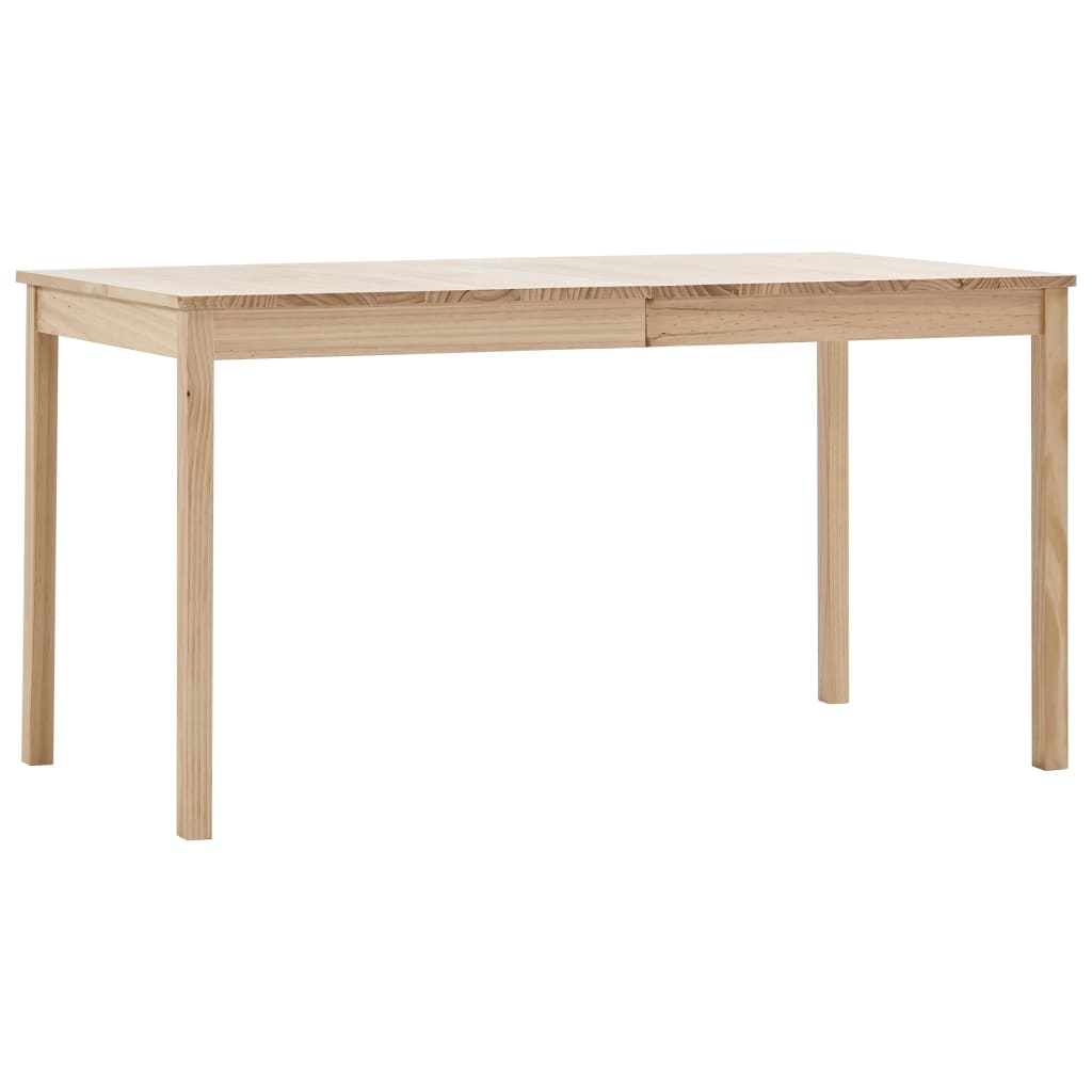 Esstisch Dunkelbraun 140 x 70 x 73 cm Kiefernholz