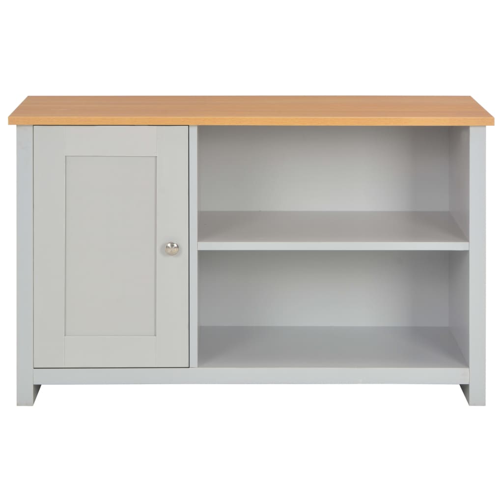 vidaXL TV-Schrank Grau 95x39x58 cm