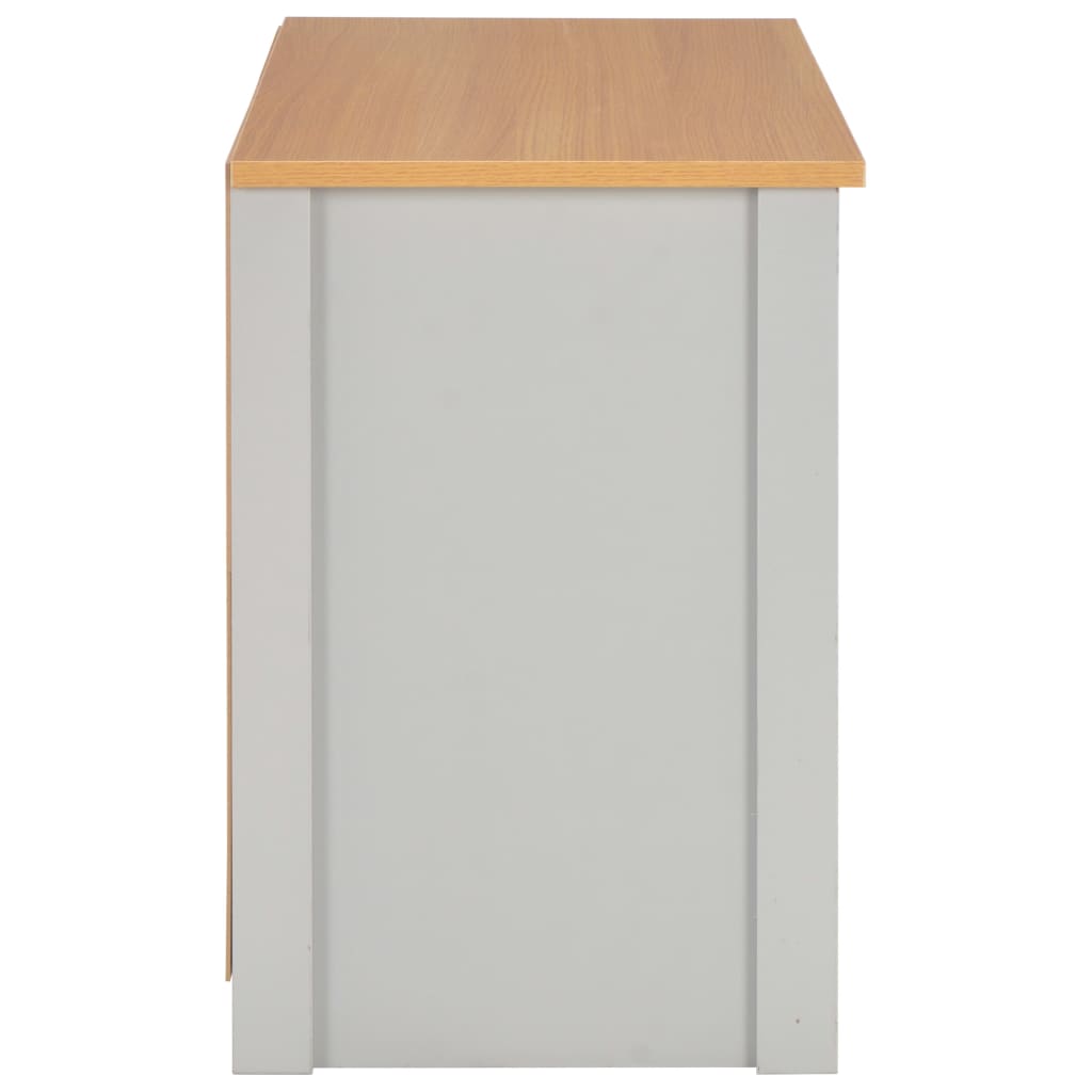 vidaXL TV-Schrank Grau 95x39x58 cm