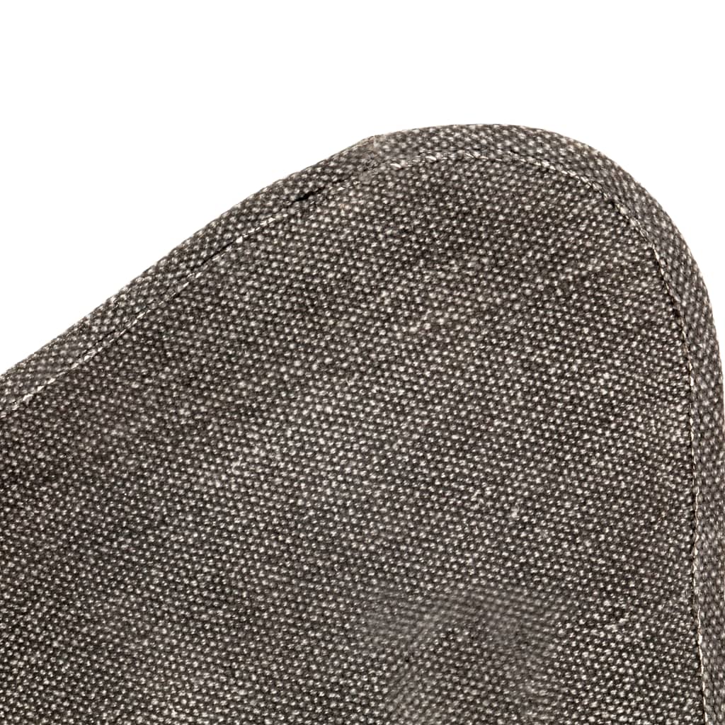 vidaXL Butterfly-Sessel Anthrazit Canvas