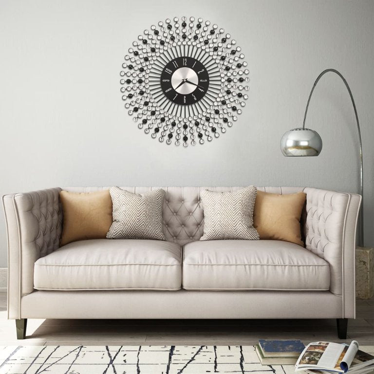 vidaXL Wanduhr Metall 70 cm Golden