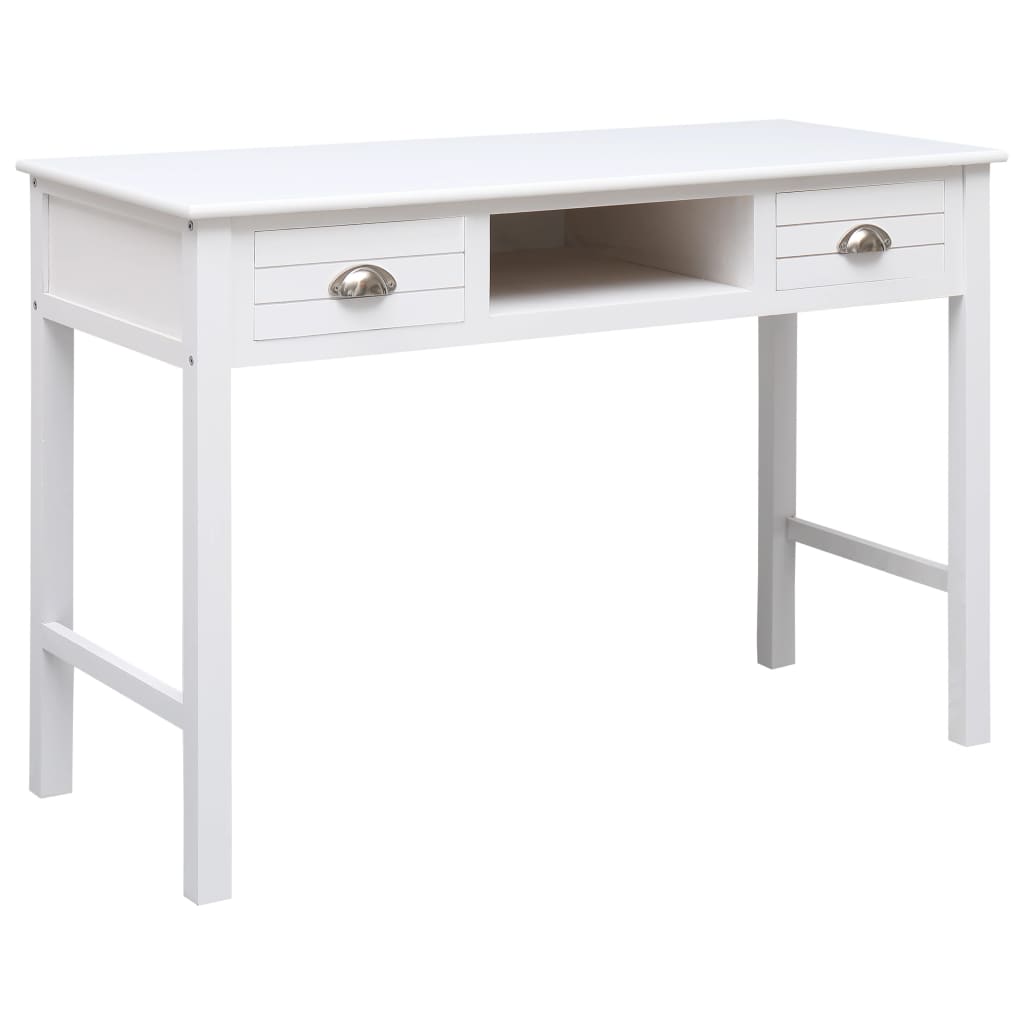 Schreibtisch Grau 110×45×76 cm Holz