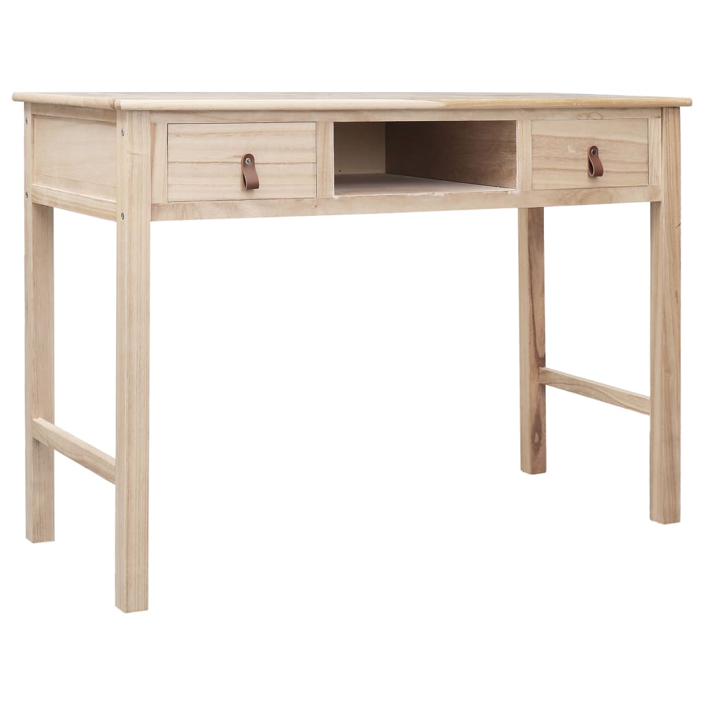 Schreibtisch Grau 110×45×76 cm Holz
