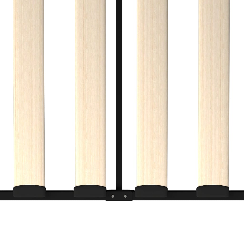 vidaXL Tagesbett-Rahmen Schwarz Metall 90×200 cm