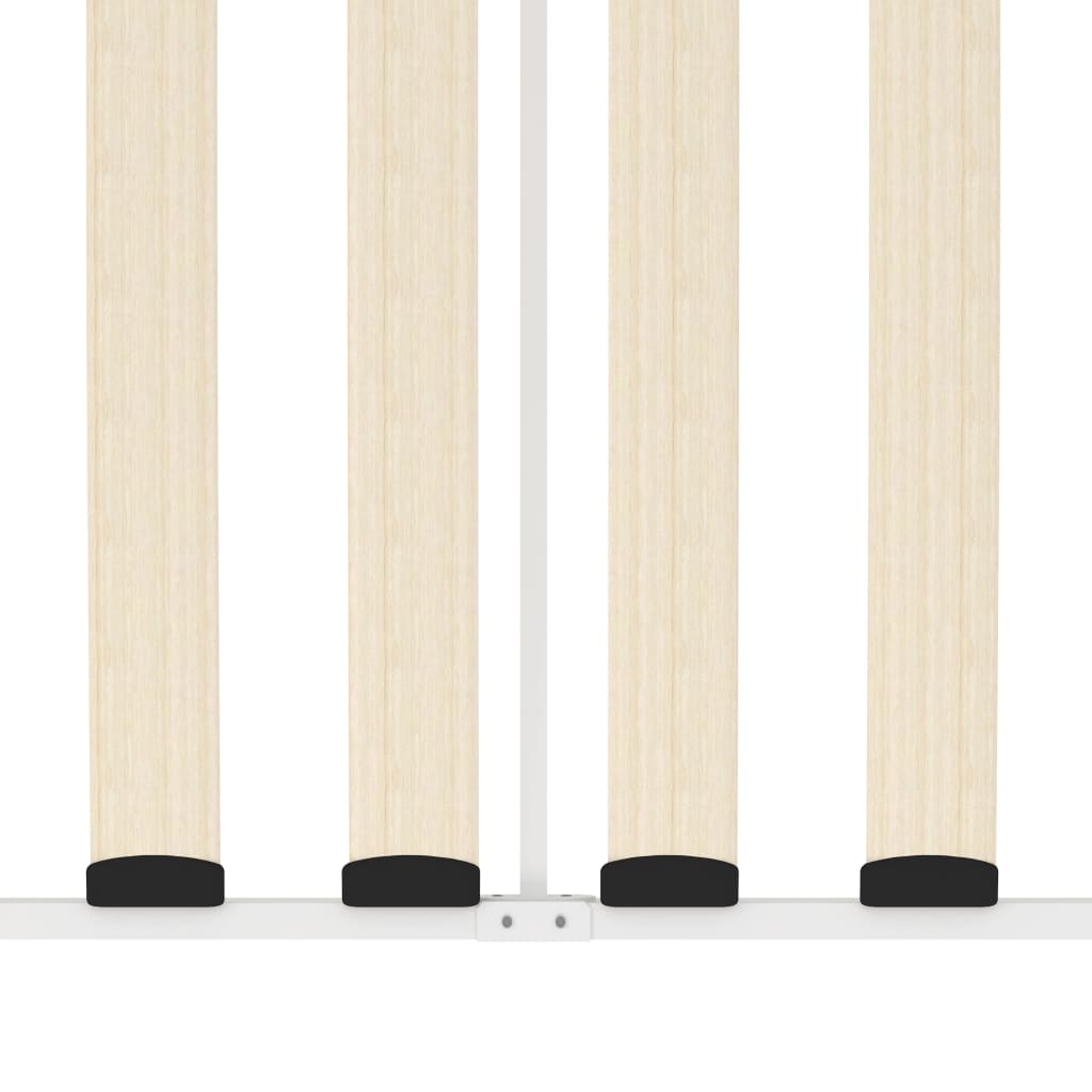 vidaXL Tagesbett-Rahmen Weiß Metall 90×200 cm