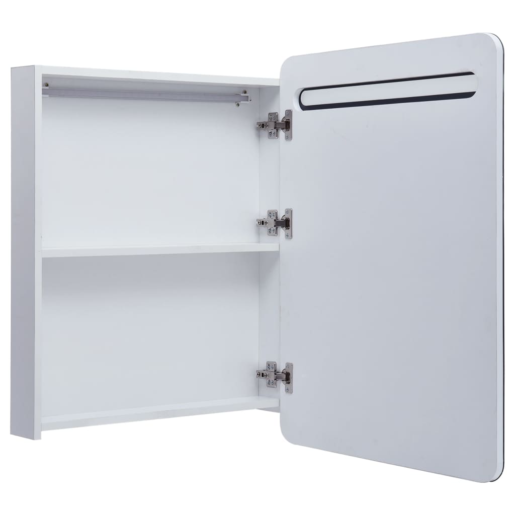 vidaXL LED-Spiegelschrank 60x11x80 cm