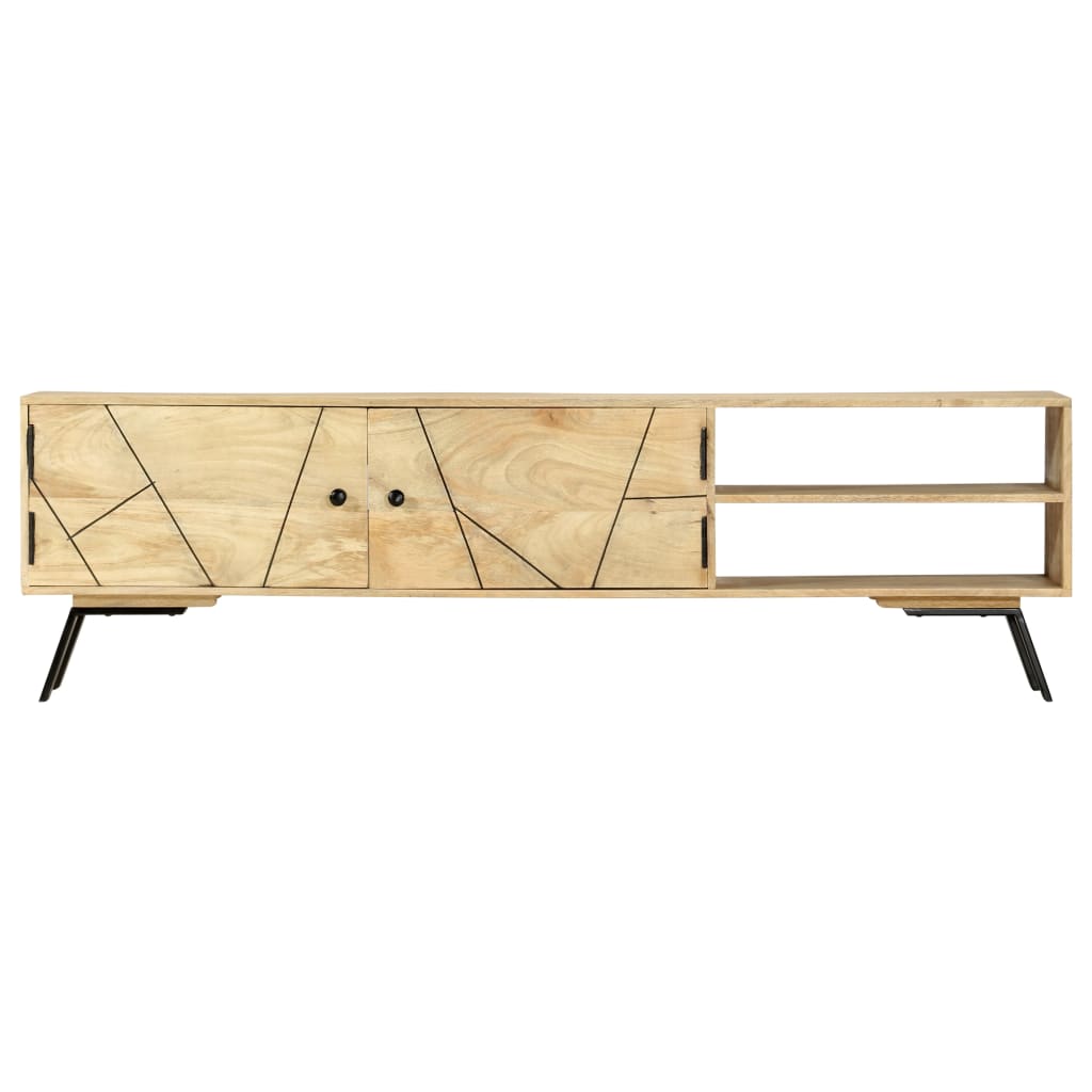 vidaXL TV-Schrank 140x30x40 cm Massivholz Mango