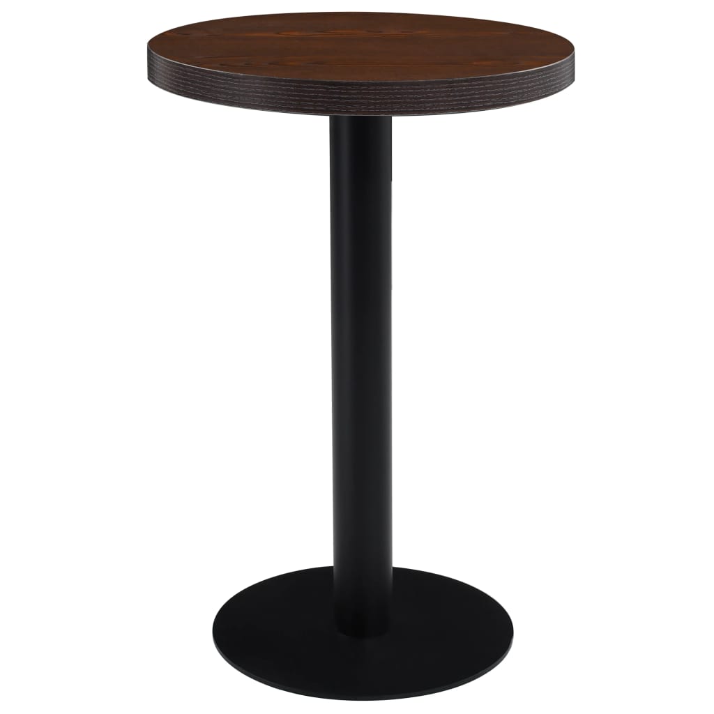 vidaXL Bistrotisch Hellbraun 40 cm MDF