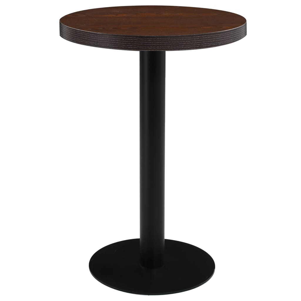 vidaXL Bistrotisch Hellbraun 40 cm MDF