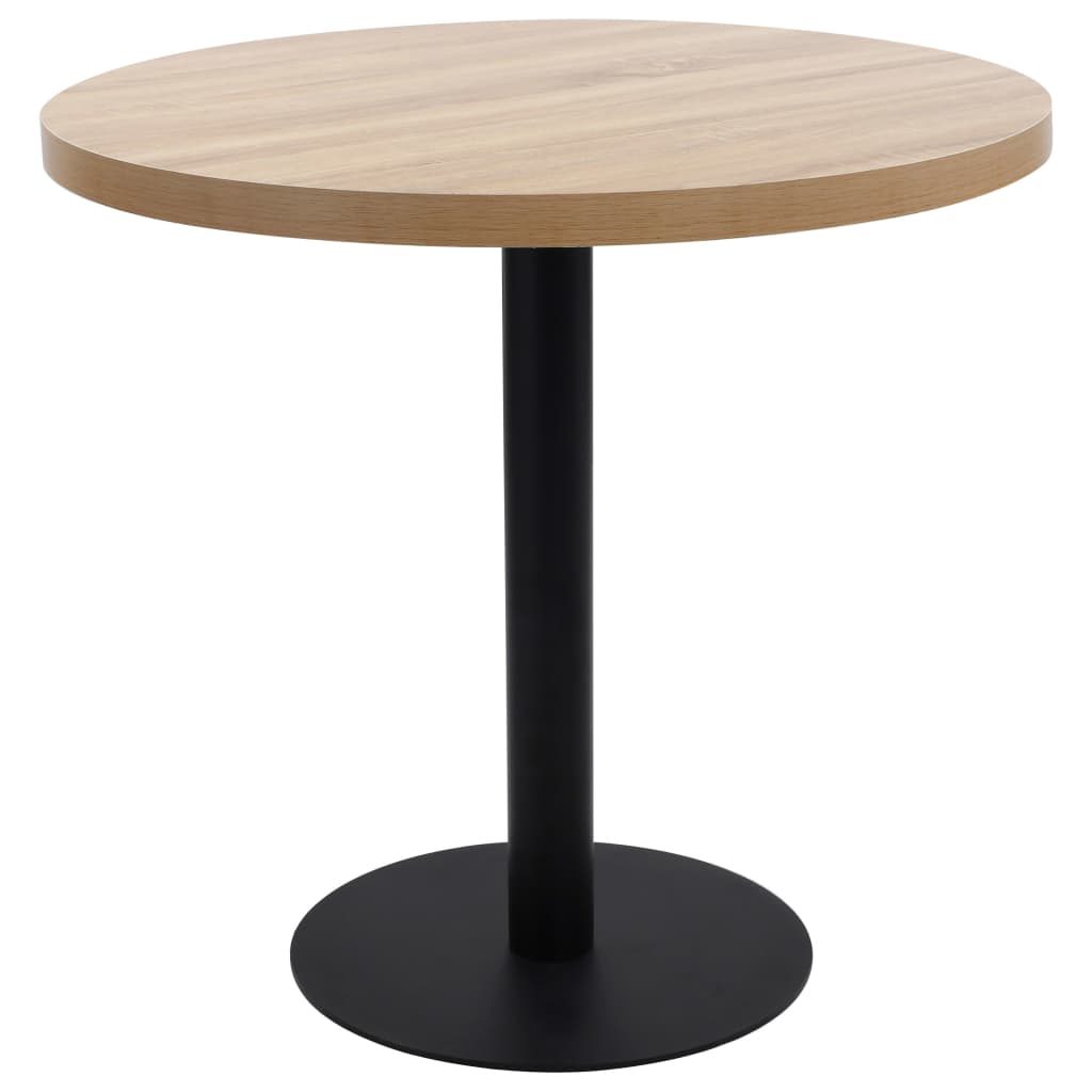 vidaXL Bistrotisch Hellbraun 40 cm MDF