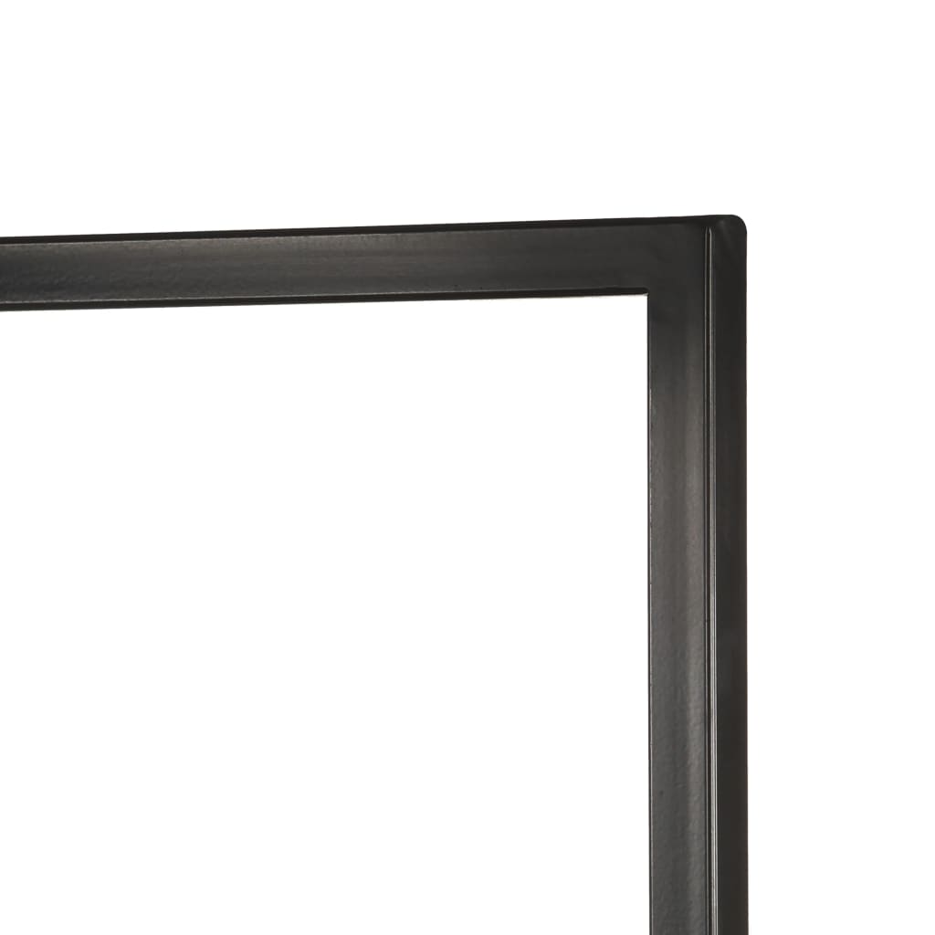 vidaXL Bücherregal mit 4 Regalböden 160x35x160 cm Mango Massivholz