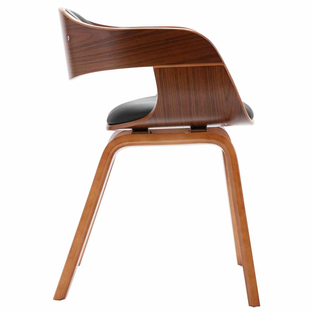 vidaXL Esszimmerstühle 2 Stk. Bugholz und Kunstleder