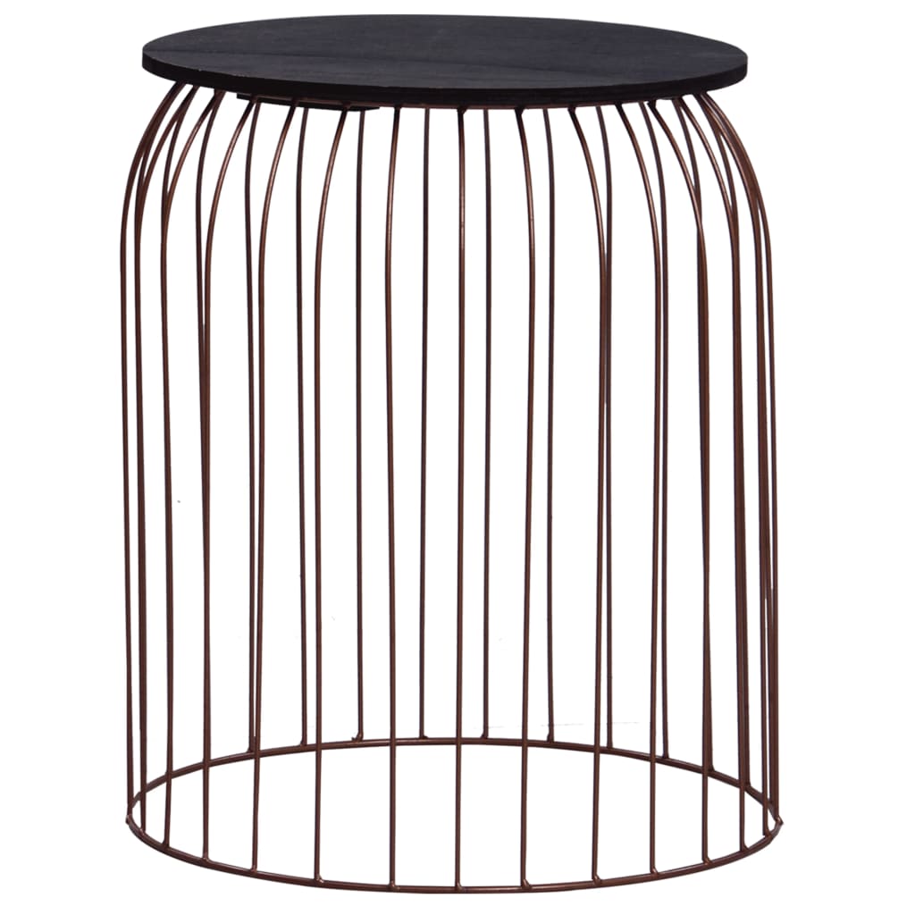 vidaXL Couchtische 3 Stk. Kupferfarben