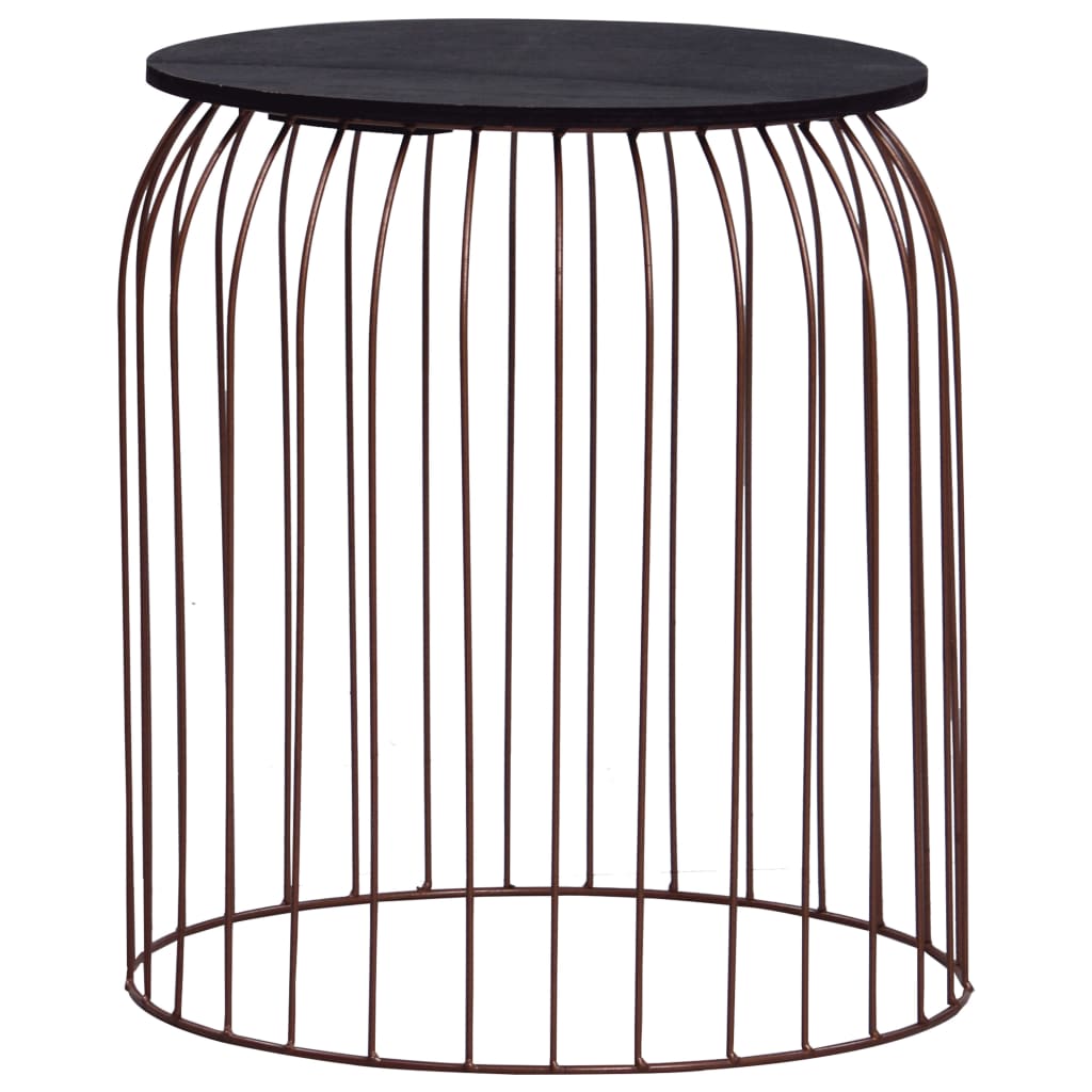 vidaXL Couchtische 3 Stk. Kupferfarben