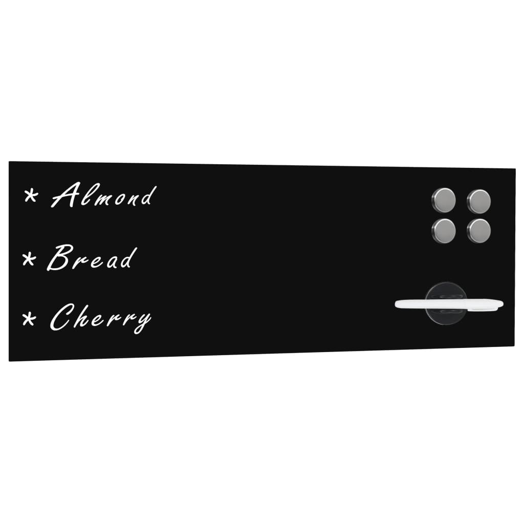 vidaXL Magnettafel Wandmontage Glas 40x40 cm