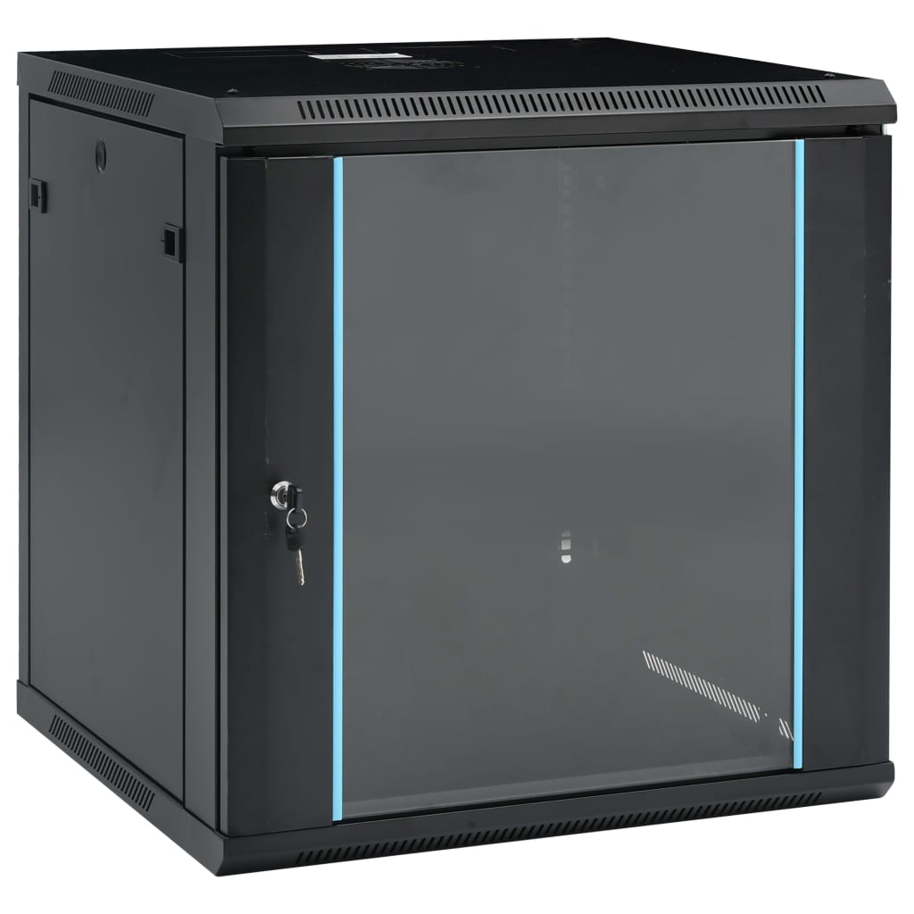 vidaXL 4U Netzwerkschrank Wandmontage 19" IP20 600x450x285 mm