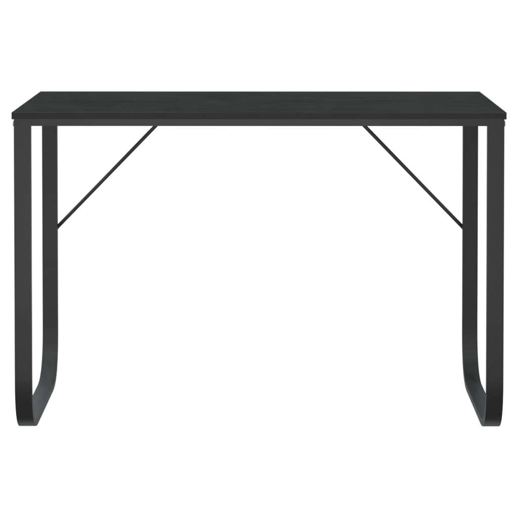 vidaXL Computertisch Schwarz 110x60x73 cm Holzwerkstoff