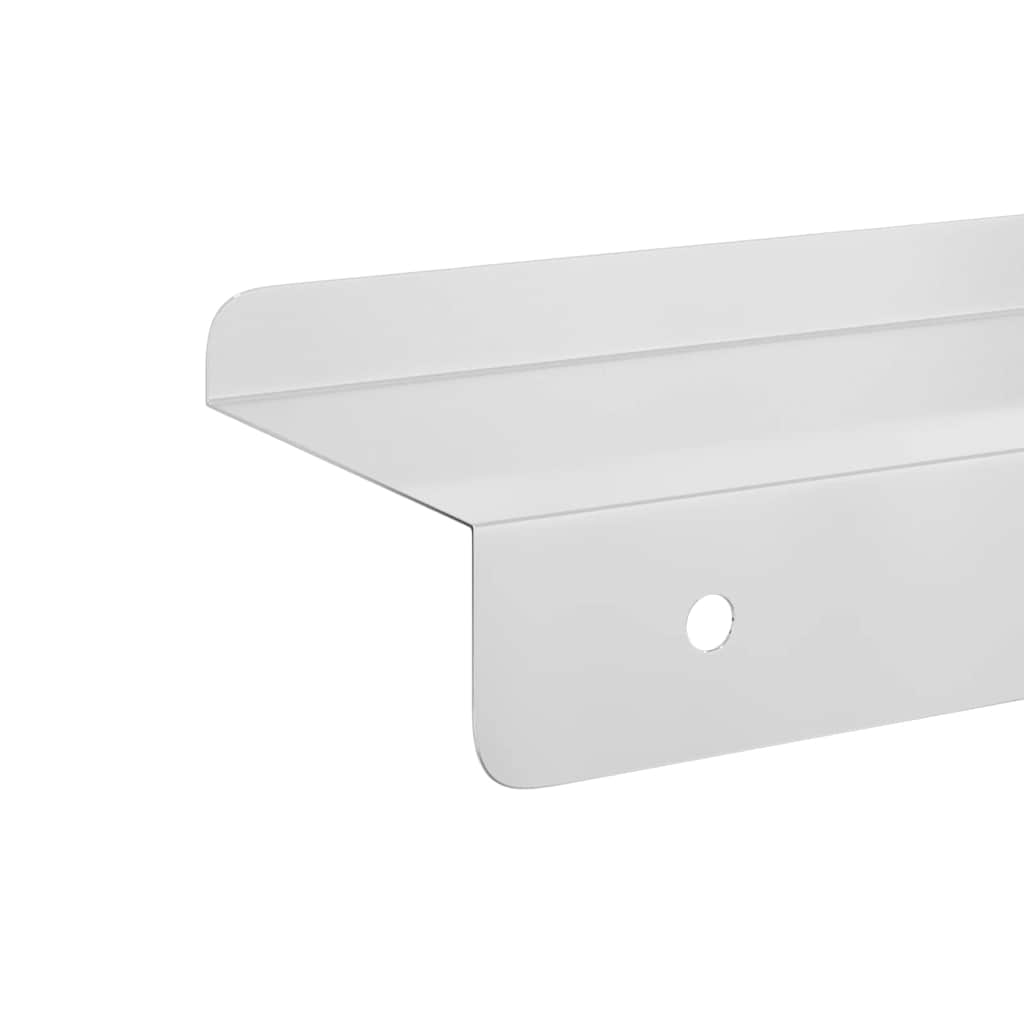 vidaXL Wandregale 3 Stk. Silbern Edelstahl