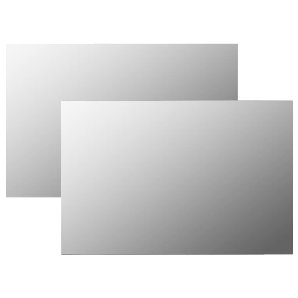 vidaXL Wandspiegel 40 x 40 cm Quadratisch Glas