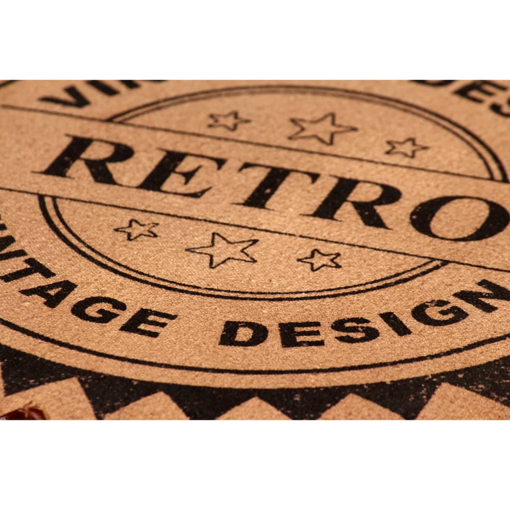 vidaXL 9-tlg. Bar-Set Massivholz Akazie, Echtleder und Canvas