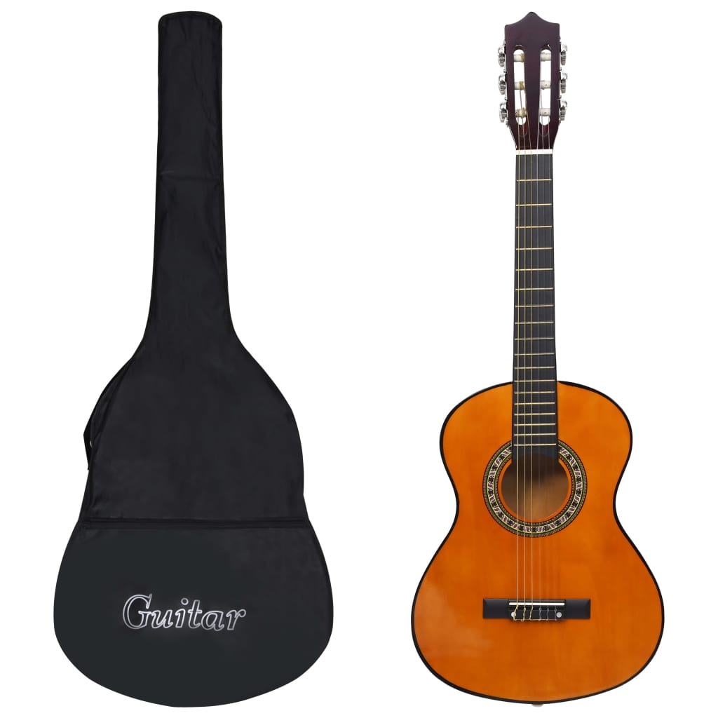 vidaXL Klassikgitarre für Anfänger mit Tasche 4/4 39"