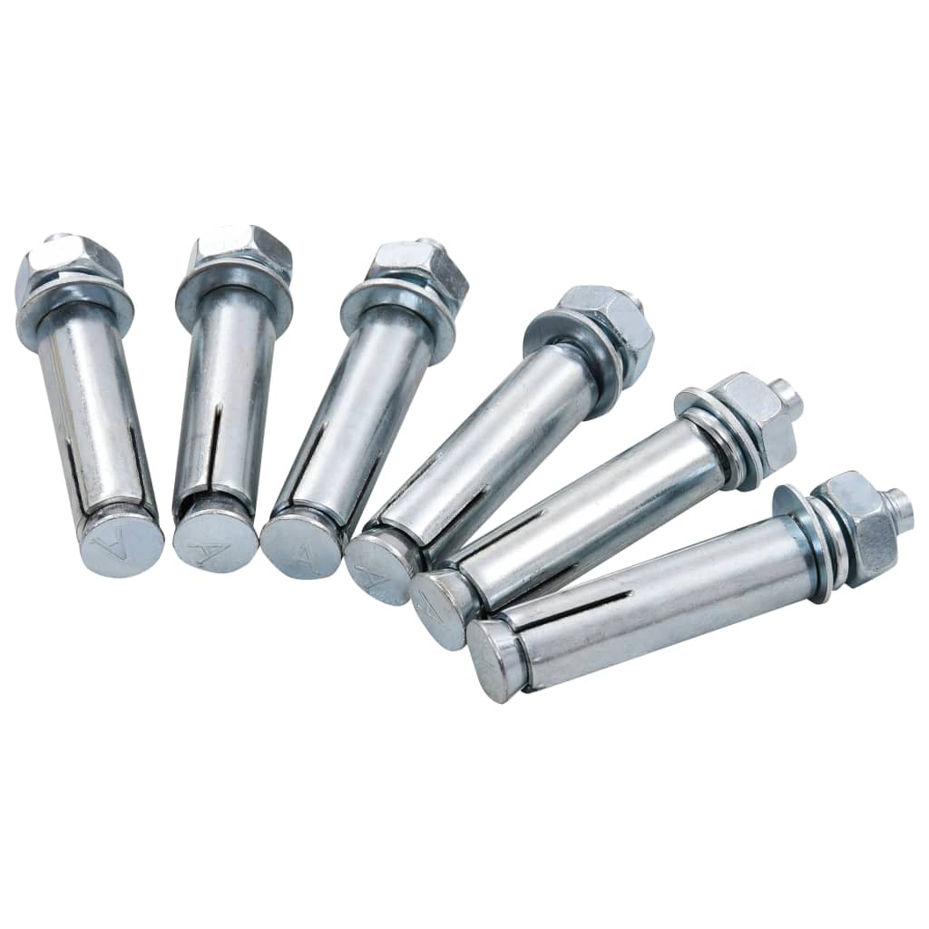 vidaXL Schweberegale mit 2 Böden 2 Stk. Edelstahl 200x30 cm