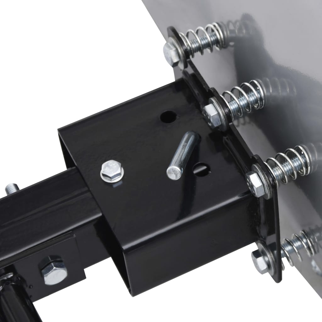 vidaXL Schneeschild für Rasentraktor mit Adapter 100 cm