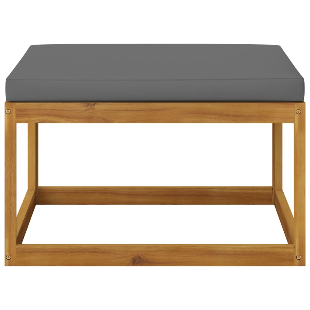 vidaXL 4-tlg. Garten-Lounge-Set mit Auflagen Massivholz Akazie