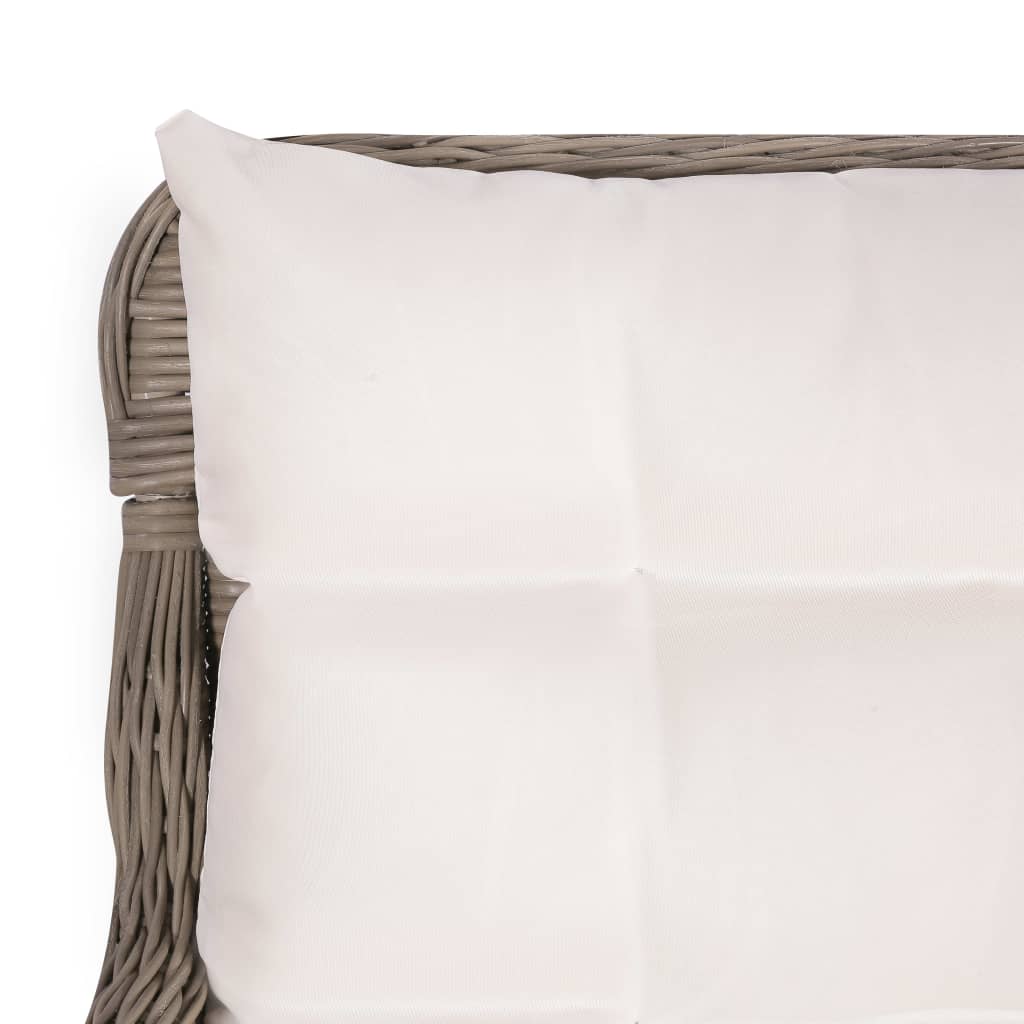 vidaXL 9-tlg. Garten-Essgruppe Poly Rattan Braun