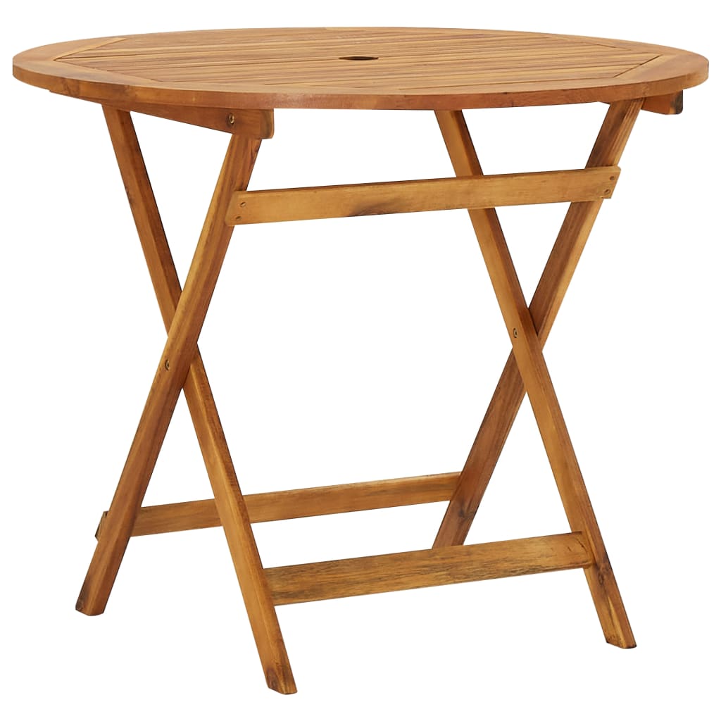 vidaXL 5-tlg. Garten-Essgruppe Klappbar Massivholz Akazie