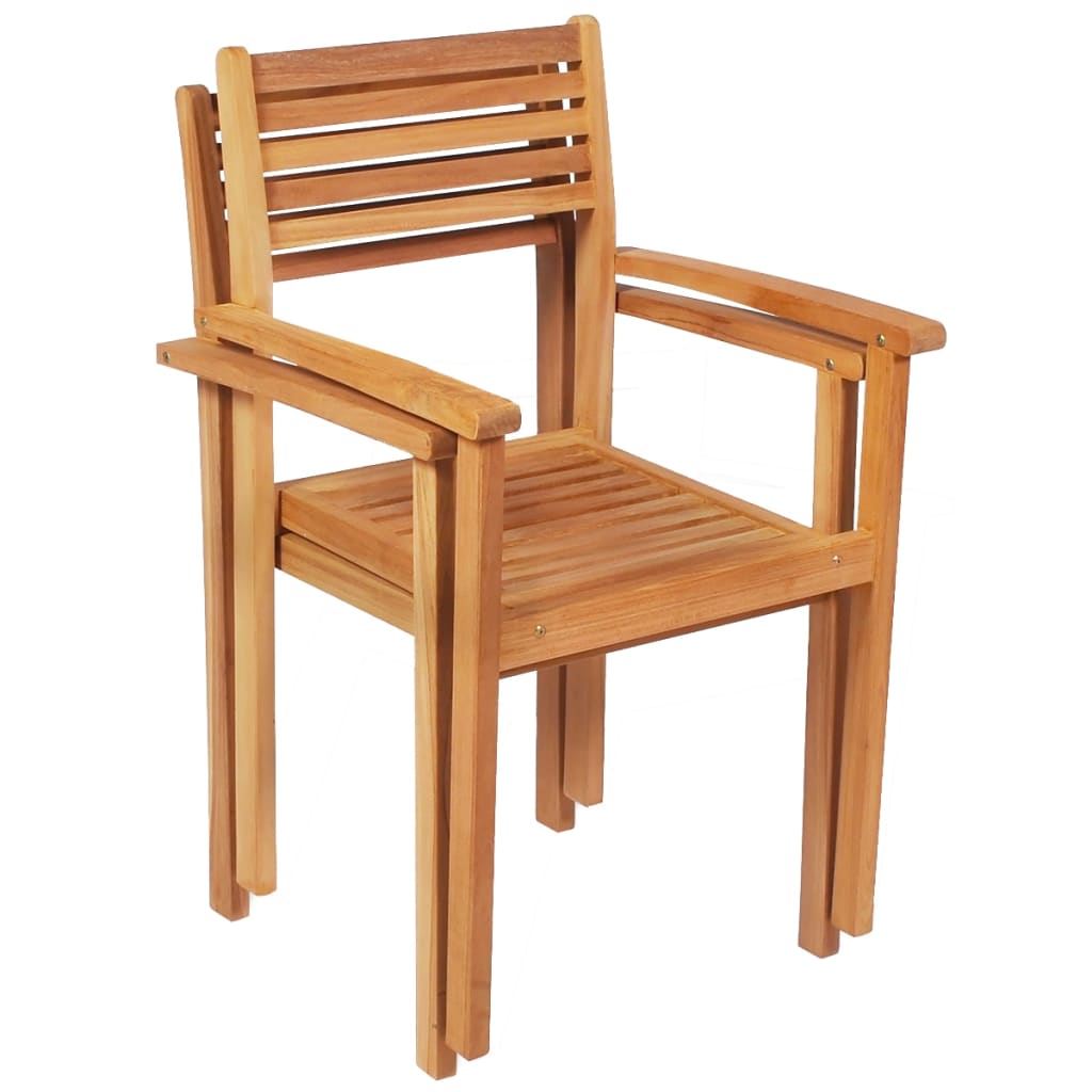 vidaXL 9-tlg. Garten-Essgruppe Massivholz Teak