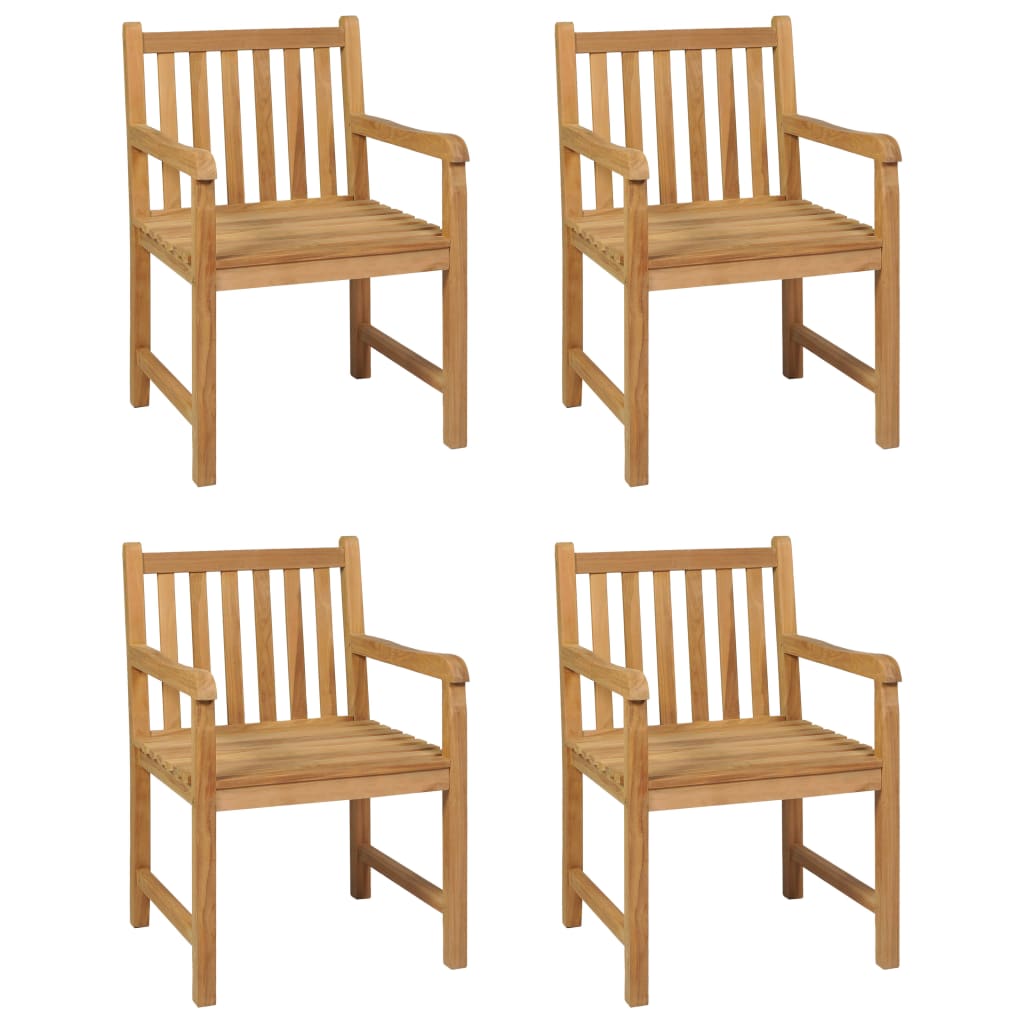 vidaXL 5-teiliges Garten-Ess-Set 180 x 90 cm Massivholz Teak