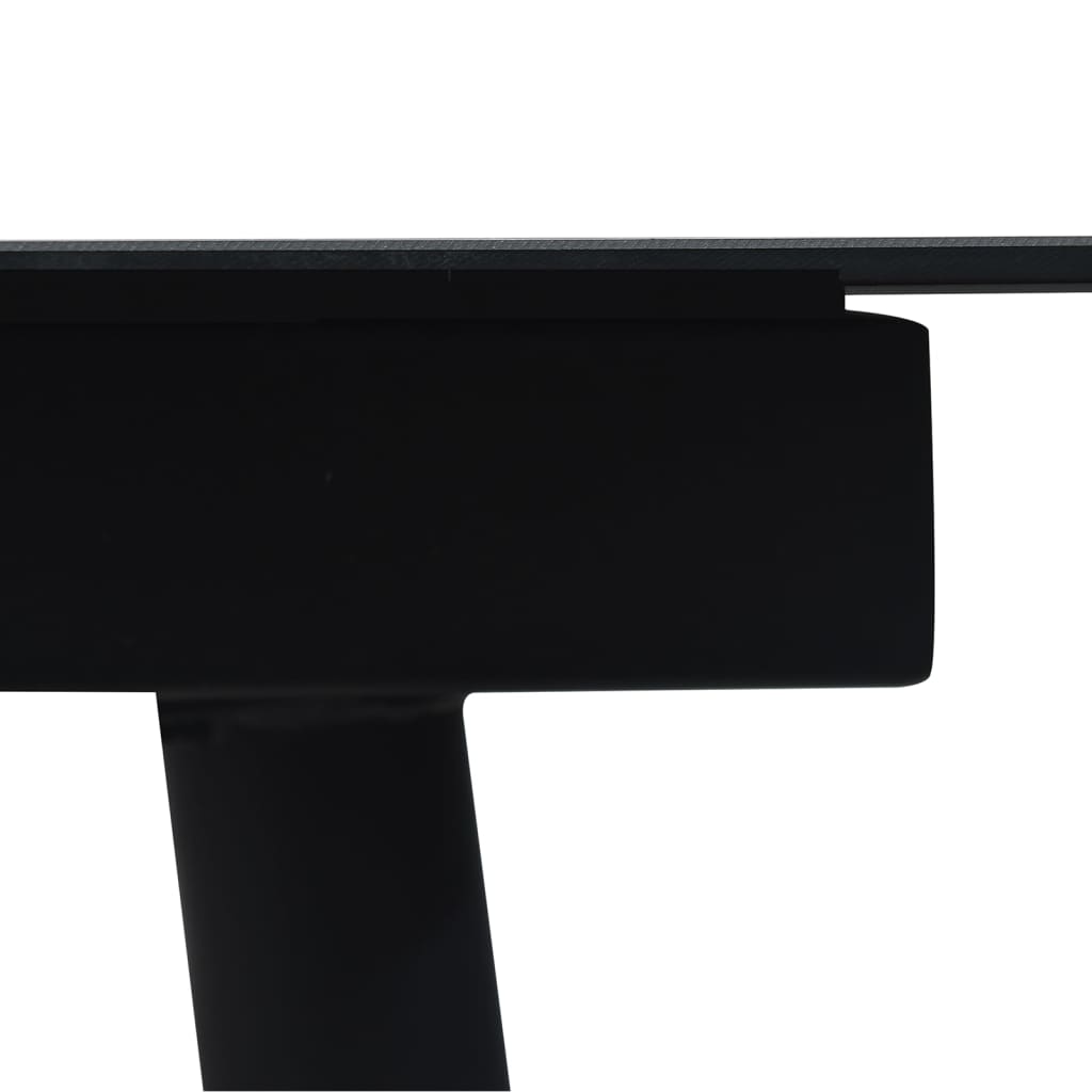 vidaXL 7-tlg. Garten-Essgruppe Schwarz PVC-Rattan