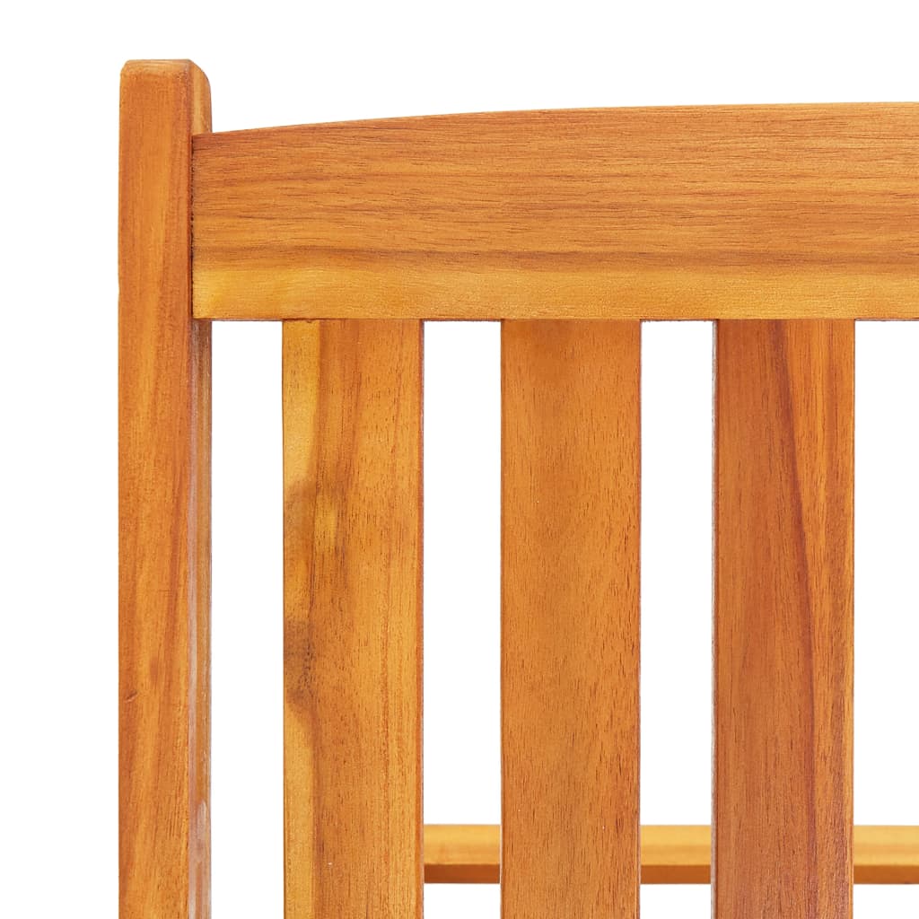 vidaXL Sonnenliege mit Auflage Akazie Massivholz