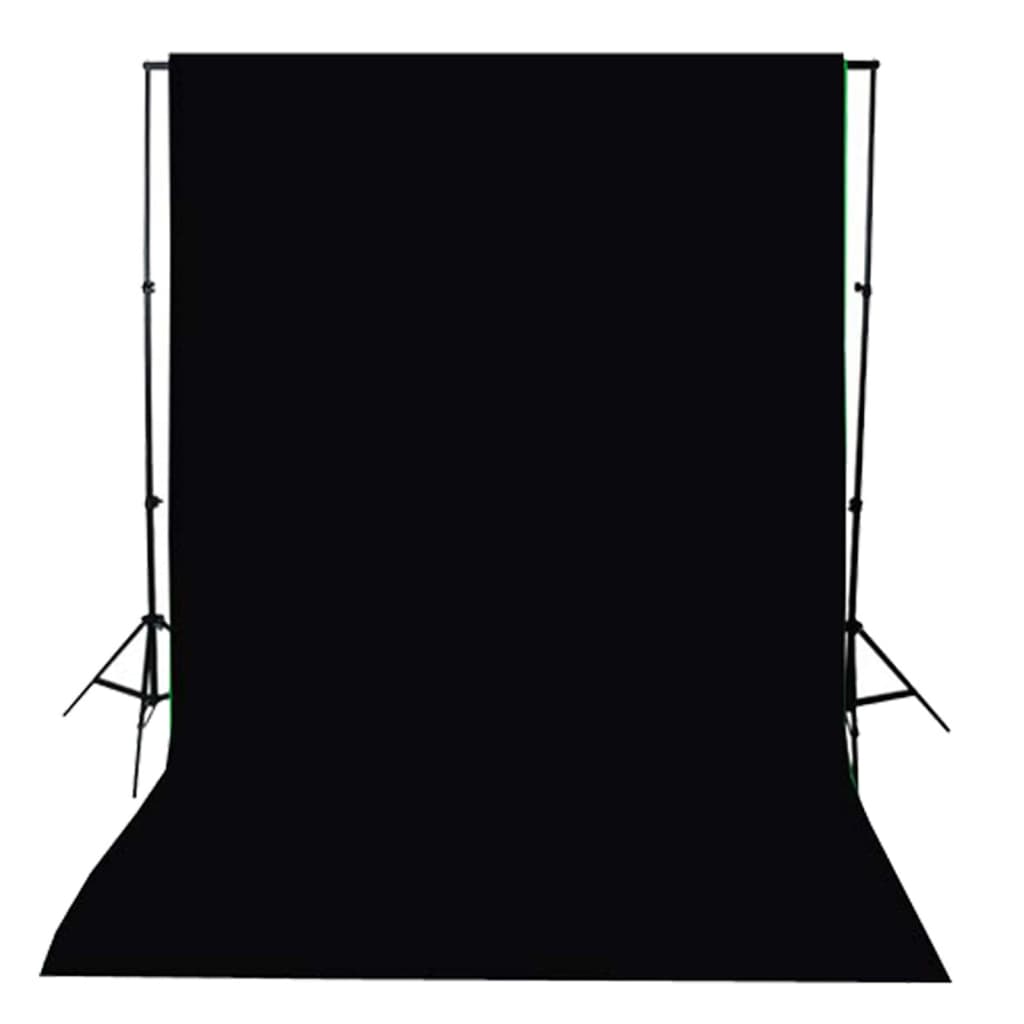 vidaXL Fotostudio-Set mit Leuchten, Schirmen, Hintergrund, Reflektor
