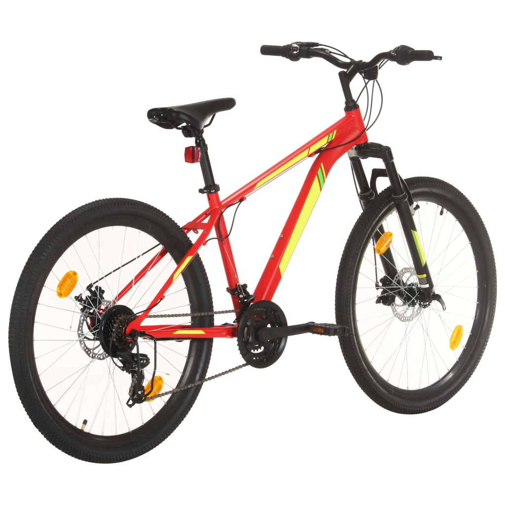 vidaXL Mountainbike 21 Gang 27,5 Zoll Rad 38 cm Rot