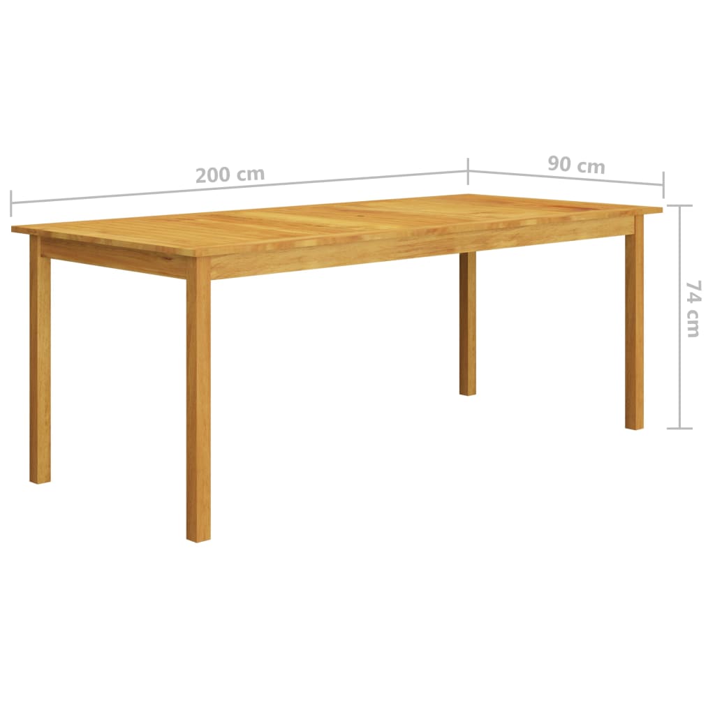 vidaXL 11-tlg. Garten-Essgruppe Schwarz